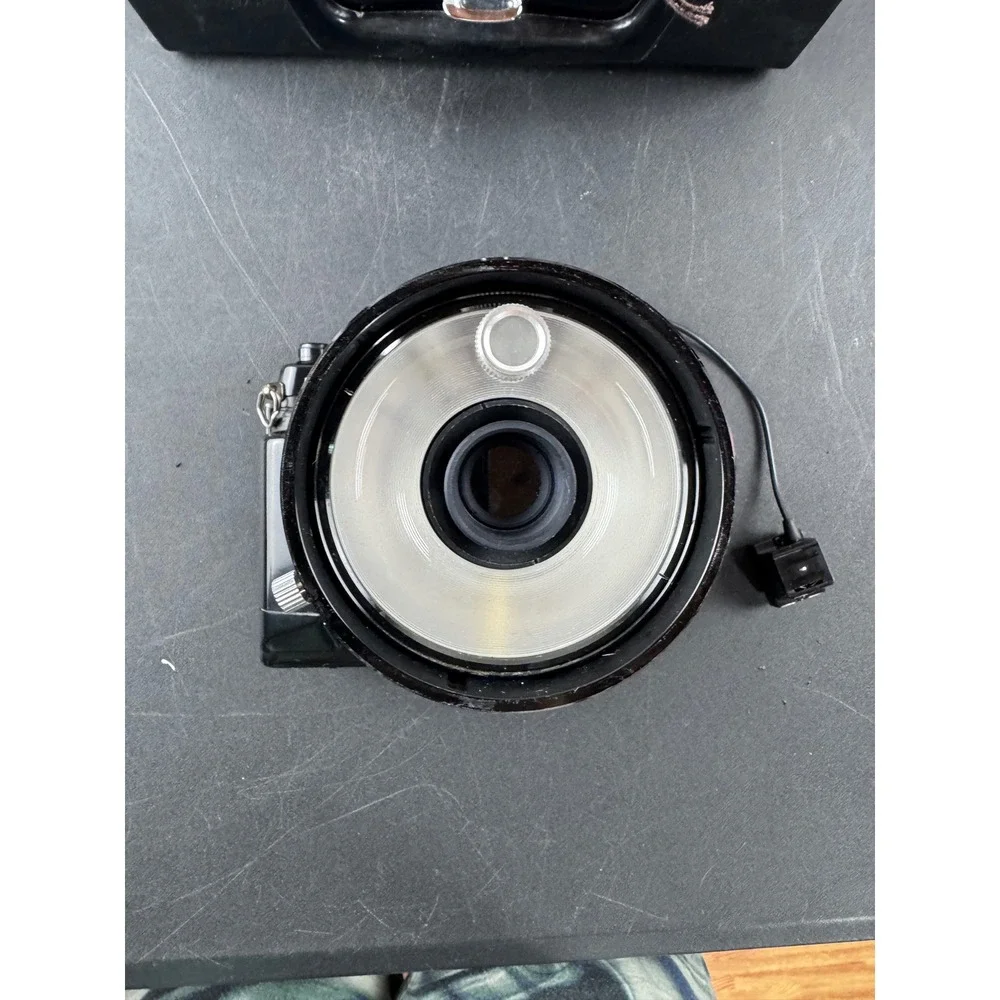 Yashica Dental-Eye 35mm SLR Film Camera Kit with 55mm Macro Lens Ring Flash Case